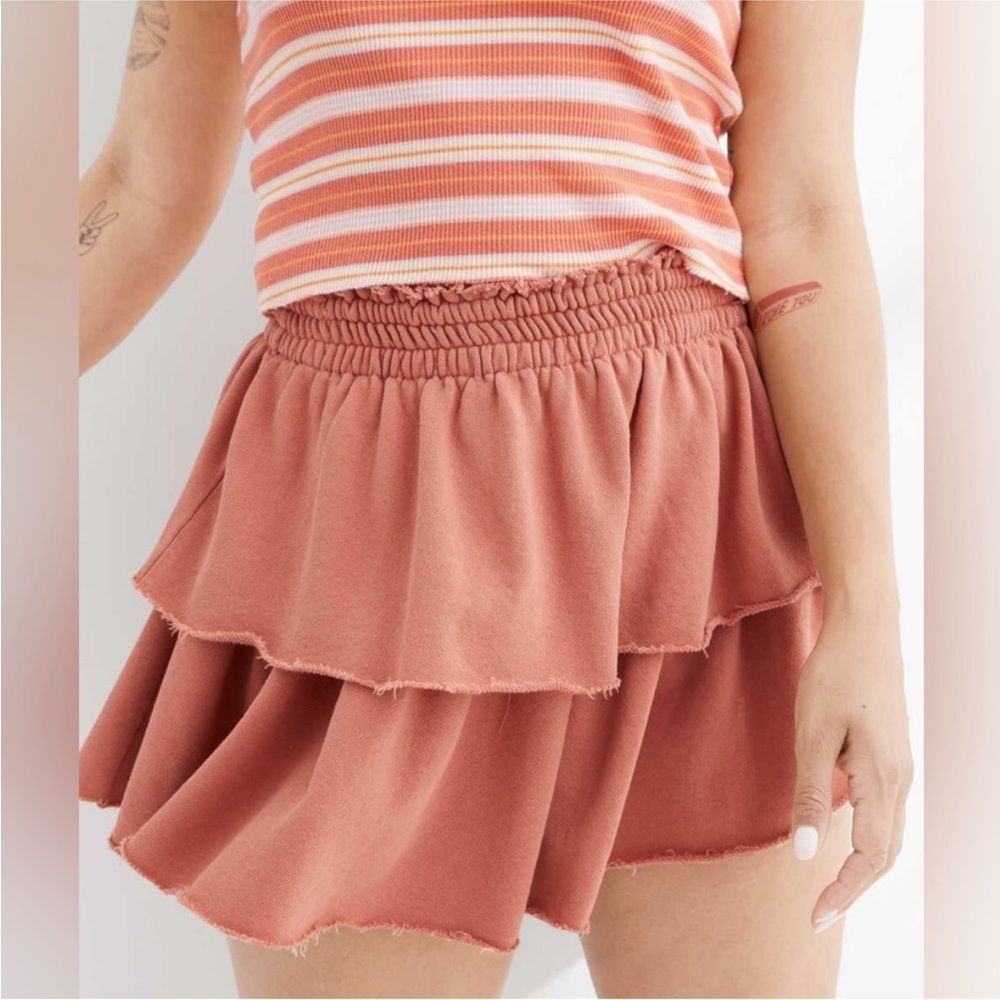 Aerie Weekend Ruffle Mini Skirt - Size S - NWT